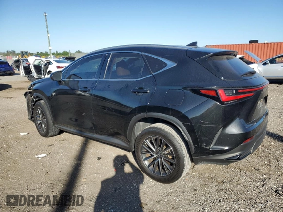 2022 Lexus NX with VIN JTJADCAZ0N2001908, listed as a Copart auction lot 85220374 with 23,344 mi miles and Salvage Title. Bid and sale history available at carsss.com. Image 2.