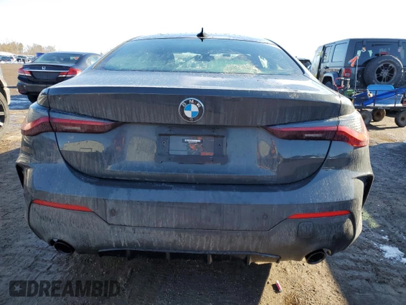 2023 BMW 4 Series 430i xDrive with VIN WBA73AP08PCL34512, listed as a Copart auction lot 43389455 with Not provided miles and Clean title. Bid and sale history available at DreamBid. Image 6.