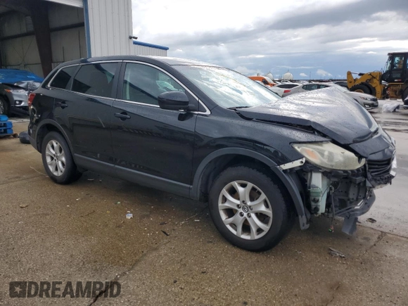2013 Mazda CX-9 Touring with VIN JM3TB2CAXD0422801, listed as a Copart auction lot 58839295 with 194,434 mi miles and Salvage title. Bid and sale history available at DreamBid. Image 4.