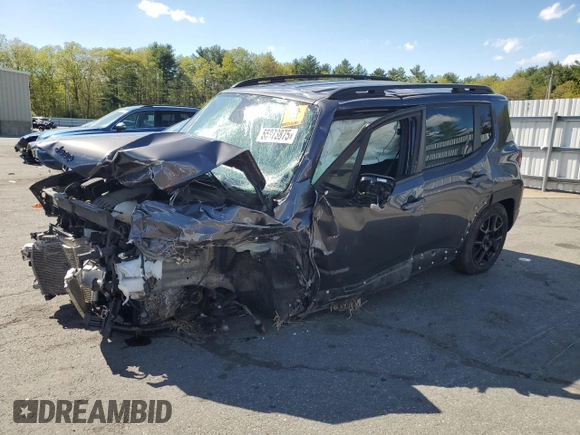 2020 Jeep Renegade Latitude with VIN ZACNJABB6LPL16750, listed as a Copart auction lot 55973875 with Not provided miles and Salvage title. Bid and sale history available at DreamBid. Image 1.