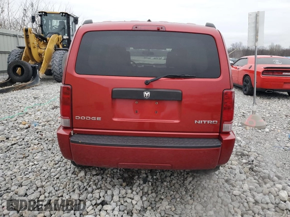 2009 Dodge Nitro SXT with VIN 1D8GU28K69W522292, listed as a Copart auction lot 84890274 with 121,311 mi miles and Salvage Title. Bid and sale history available at carsss.com. Image 6.