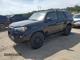 2020 Toyota 4Runner SR5 with VIN JTEZU5JR2L5224248, listed as a Copart auction lot 57168755 with 35,700 mi miles and Salvage title. Bid and sale history available at DreamBid. Image 1.