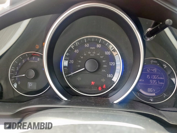 2017 Honda Fit EX with VIN JHMGK5H70HS021968, listed as a Copart auction lot 59503585 with 151,365 mi miles and Salvage title. Bid and sale history available at DreamBid. Image 9.