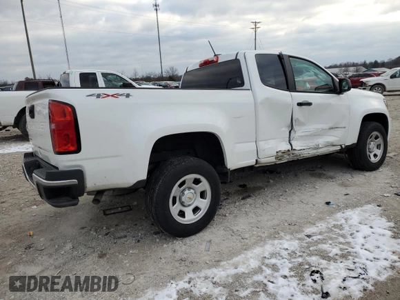2021 Chevrolet Colorado 4WD Work Truck with VIN 1GCHTBEA7M1206343, listed as a Copart auction lot 82903544 with 17,331 mi miles and Salvage Title. Bid and sale history available at carsss.com. Image 3.