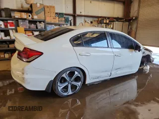 2014 Honda Civic Si with VIN 2HGFB6E59EH703287, listed as a Copart auction lot 57874665 with Not provided miles and Clean title. Bid and sale history available at DreamBid. Image 3.
