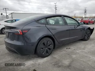 2025 Tesla Model 3 Long Range with VIN 5YJ3E1EA9SF966602, listed as a Copart auction lot 53571325 with 1,382 mi miles and Salvage title. Bid and sale history available at DreamBid. Image 3.