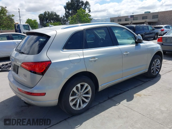 2013 Audi Q5 Premium Plus with VIN WA1LFAFP8DA058907, listed as a IAAI auction lot 42250469 with 113,742 mi miles and . Bid and sale history available at DreamBid. Image 4.