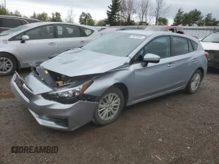 2018 Subaru Impreza with VIN 4S3GTAE67J3709114, listed as a Copart auction lot 72412834 with 49,570 mi miles and Salvage title. Bid and sale history available at DreamBid. Image 1.
