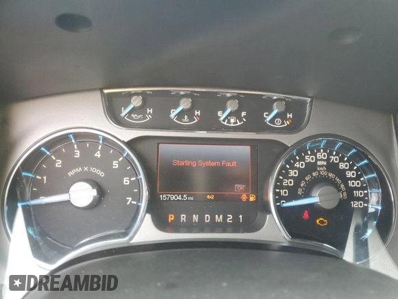 2011 Ford F-150 Lariat with VIN 1FTFW1E6XBFB53352, listed as a Copart auction lot 52419005 with 157,904 mi miles and Clean Title. Bid and sale history available at carsss.com. Image 9.