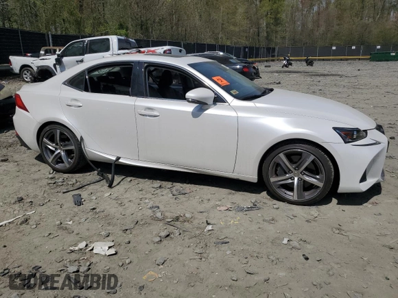2017 Lexus IS 300 with VIN JTHCM1D26H5025209, listed as a Copart auction lot 53488055 with 12,740 mi miles and Salvage Title. Bid and sale history available at DreamBid. Image 4.