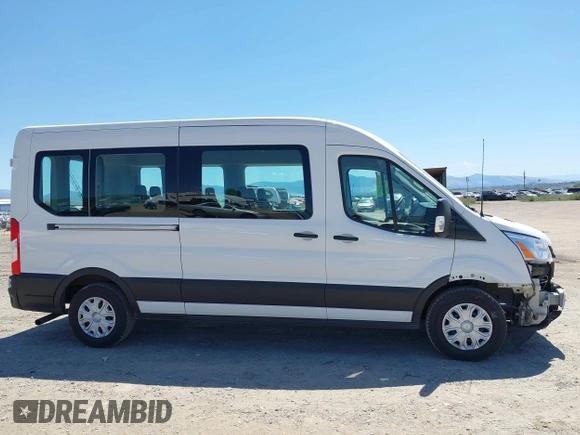 2022 Ford Transit Passenger XL with VIN 1FBAX2C83NKA19834, listed as a IAAI auction lot 42616998 with 49,880 mi miles and . Bid and sale history available at DreamBid. Image 14.