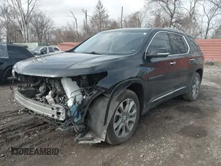 2018 Chevrolet Traverse Premier with VIN 1GNERKKW1JJ254019, listed as a IAAI auction lot 41917895 with 153,258 mi miles. Bid and sale history available at carsss.com. Image 2.