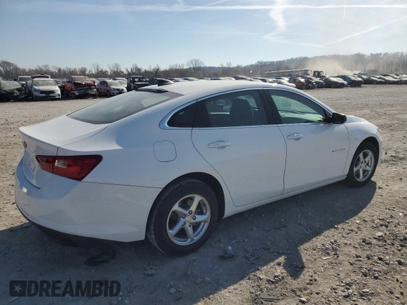 2018 Chevrolet Malibu LS with VIN 1G1ZB5ST1JF255849, listed as a Copart auction lot 50452725 with 76,549 mi miles and Salvage Title. Bid and sale history available at DreamBid. Image 3.