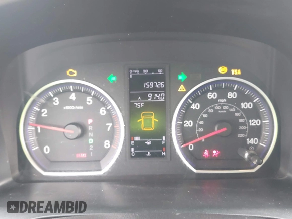 2007 Honda CR-V EX-L with VIN JHLRE48757C074138, listed as a IAAI auction lot 42017531 with 159,726 mi miles and . Bid and sale history available at carsss.com. Image 7.