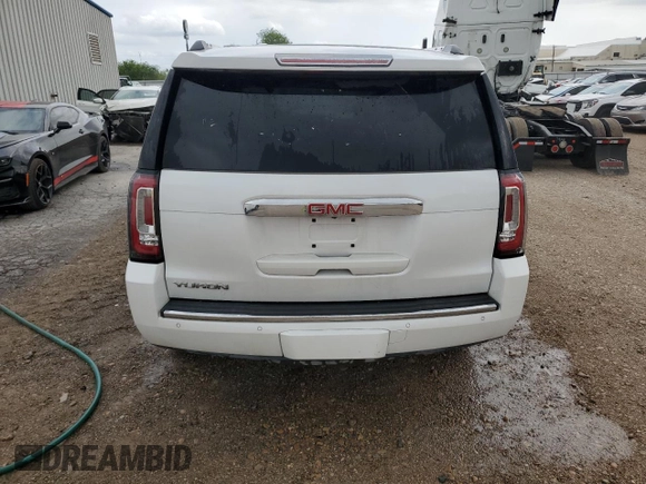 2017 GMC Yukon Denali with VIN 1GKS1CKJ6HR150400, listed as a Copart auction lot 54121345 with 0 mi miles and Clean Title. Bid and sale history available at carsss.com. Image 6.