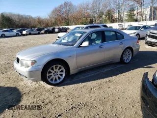 2002 BMW 7 Series 745i with VIN WBAGL63452DP50087, listed as a Copart auction lot 81040704 with Not Provided miles and Clean Title. Bid and sale history available at DreamBid. Image 1.