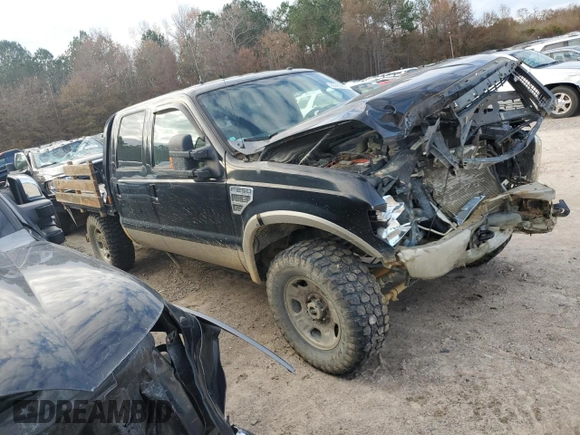 2008 Ford F-250 XL with VIN 1FTSW21Y38ED68338, listed as a Copart auction lot 85089284 with 255,992 mi miles and Salvage title. Bid and sale history available at DreamBid. Image 4.