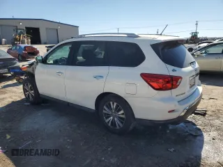2018 Nissan Pathfinder SV with VIN 5N1DR2MN7JC673503, listed as a Copart auction lot 45830355 with 109,242 mi miles and Salvage Title. Bid and sale history available at carsss.com. Image 2.