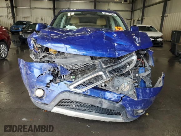 2012 Dodge Journey Crew with VIN 3C4PDDDG1CT369538, listed as a Copart auction lot 58754605 with Not provided miles and Salvage title. Bid and sale history available at DreamBid. Image 5.