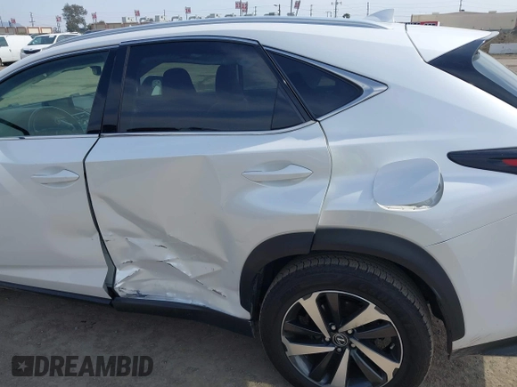 2020 Lexus NX 300 with VIN JTJGARBZ0L2176404, listed as a IAAI auction lot 42043807 with 96,783 mi miles and . Bid and sale history available at DreamBid. Image 6.