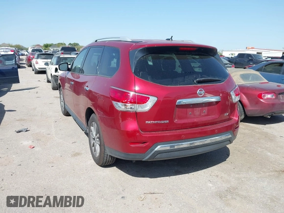 2016 Nissan Pathfinder S with VIN 5N1AR2MN5GC631410, listed as a IAAI auction lot 41851832 with 198,670 mi miles and . Bid and sale history available at DreamBid. Image 3.