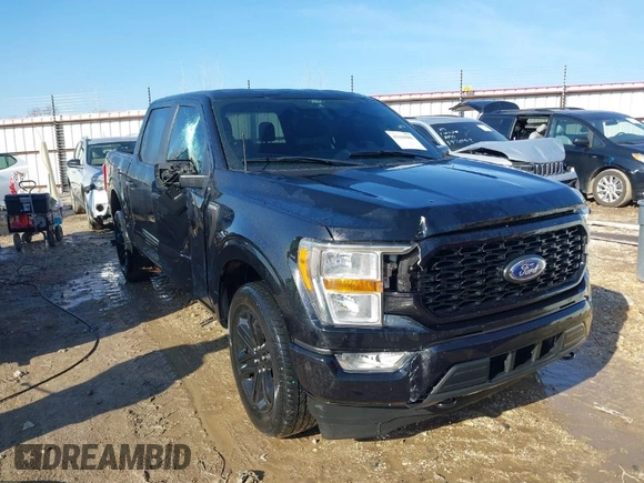 2021 Ford F-150 XL with VIN 1FTEW1EP1MFA83246, listed as a IAAI auction lot 41660885 with 96,206 mi miles and . Bid and sale history available at DreamBid. Image 1.