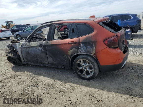 2014 BMW X1 xDrive28i with VIN WBAVL1C50EVY17163, listed as a Copart auction lot 47299605 with 0 mi miles and Non Repairable. Bid and sale history available at carsss.com. Image 2.