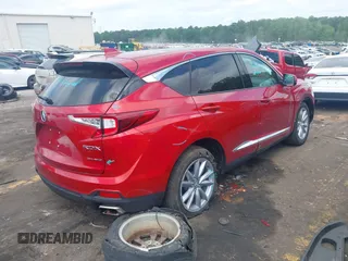 2024 Acura RDX with VIN 5J8TC2H37RL033766, listed as a IAAI auction lot 42119617 with 5,461 mi miles and . Bid and sale history available at DreamBid. Image 4.