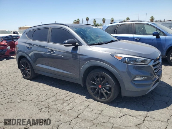 2017 Hyundai Tucson Sport with VIN KM8J33A21HU482667, listed as a Copart auction lot 64384045 with 116,367 mi miles and Clean title. Bid and sale history available at DreamBid. Image 4.