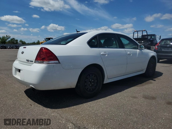 2012 Chevrolet Impala LS Fleet with VIN 2G1WF5E33C1121499, listed as a Copart auction lot 58003935 with 218,039 mi miles and Salvage title. Bid and sale history available at DreamBid. Image 3.