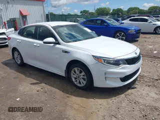 2017 Kia Optima LX with VIN 5XXGT4L36HG153740, listed as a IAAI auction lot 42375119 with 135,621 mi miles and . Bid and sale history available at DreamBid. Image 1.