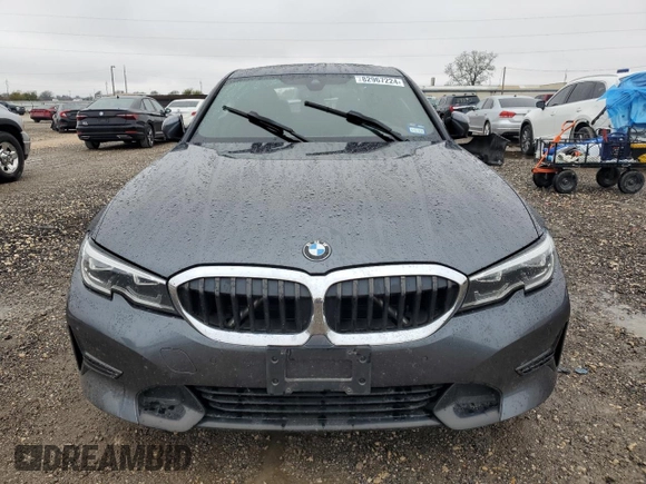 2019 BMW 3 Series 330i with VIN 3MW5R1J53K8B00546, listed as a Copart auction lot 82967224 with 0 mi miles and Salvage Title. Bid and sale history available at carsss.com. Image 5.
