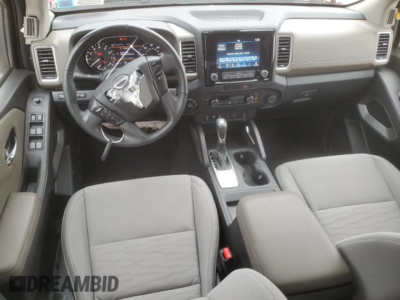 2023 Nissan Frontier SV with VIN 1N6ED1FK3PN617590, listed as a Copart auction lot 78668564 with 17,489 mi miles and Salvage Title. Bid and sale history available at carsss.com. Image 8.