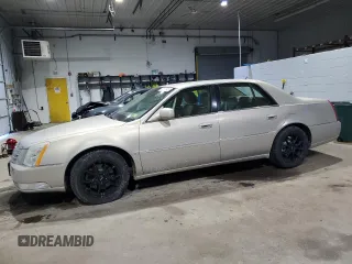 2008 Cadillac DTS 1SC z VIN 1G6KD57Y08U120815, wystawiony jako Copart lot #43874845 z przebiegiem 80 618 mil mil oraz Czysty tytuł • Clean title. Historia ofert i sprzedaży dostępna na DreamBid. Obrazek 1.