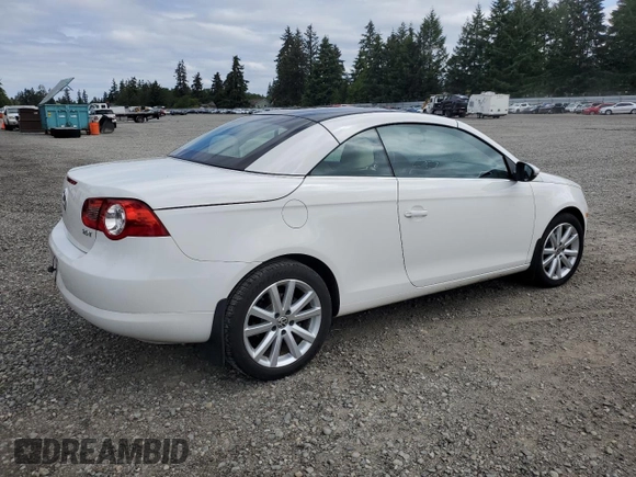 2010 Volkswagen Eos Komfort с VIN WVWBA7AH6AV021460, выставлен на аукционе Copart как лот 58168465 с пробегом 79 708 миль миль и Списание • Salvage title. История ставок и продаж доступна на DreamBid. Изображение 3.