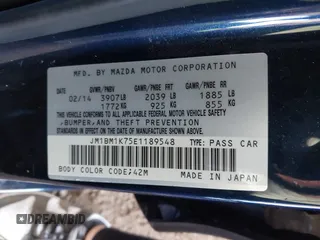 2014 Mazda 3 i Sport with VIN JM1BM1K75E1189548, listed as a IAAI auction lot 41882969 with 138,831 mi miles and . Bid and sale history available at carsss.com. Image 9.