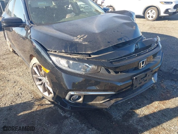 2019 Honda Civic Sedan EX-L with VIN 19XFC1F73KE211652, listed as a IAAI auction lot 41816810 with 74,353 mi miles. Bid and sale history available at carsss.com. Image 6.