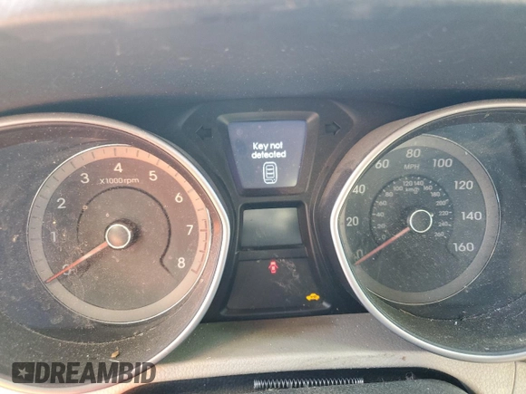2013 Hyundai Elantra with VIN KMHD35LE1DU083414, listed as a Copart auction lot 79945524 with Not Provided miles and Salvage Title. Bid and sale history available at DreamBid. Image 9.