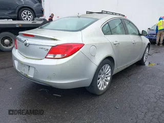 2011 Buick Regal CXL RL6 with VIN W04GU5GC9B1018360, listed as a IAAI auction lot 41974395 with 27,271 mi miles. Bid and sale history available at carsss.com. Image 4.