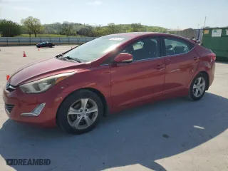 2016 Hyundai Elantra Value Edition with VIN KMHDH4AE2GU572147, listed as a Copart auction lot 52677215 with 201,858 mi miles and Salvage Title. Bid and sale history available at carsss.com. Image 1.