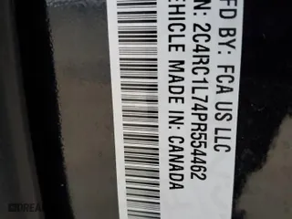 2023 Chrysler Pacifica Hybrid Touring L with VIN 2C4RC1L74PR554462, listed as a Copart auction lot 49627445 with 0 mi miles and Non Repairable. Bid and sale history available at carsss.com. Image 13.