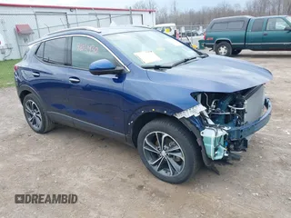 2023 Buick Encore GX Essence with VIN KL4MMGSL0PB107936, listed as a IAAI auction lot 42021430 with 16,854 mi miles and . Bid and sale history available at DreamBid. Image 1.