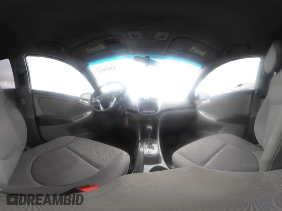 2013 Hyundai Accent GLS with VIN KMHCU4AE7DU461600, listed as a IAAI auction lot 42019159 with 53,452 mi miles. Bid and sale history available at carsss.com. Image 18.