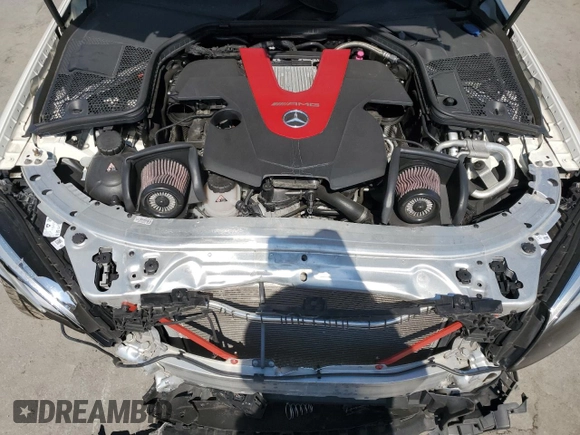 2021 Mercedes-Benz C 43 AMG with VIN W1KWJ6EB8MG056601, listed as a Copart auction lot 56925994 with 40,914 mi miles and Non repairable. Bid and sale history available at DreamBid. Image 11.