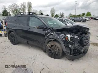 2020 GMC Terrain SLT z VIN 3GKALVEX1LL119170, wystawiony jako Copart lot #56666365 z przebiegiem 126 575 mil mil oraz Nie do naprawy • Non repairable. Historia ofert i sprzedaży dostępna na DreamBid. Obrazek 4.
