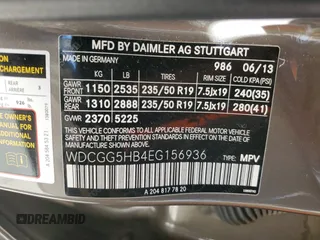2014 Mercedes-Benz GLK 350 with VIN WDCGG5HB4EG156936, listed as a Copart auction lot 67207524 with 24,829 mi miles and Salvage Title. Bid and sale history available at carsss.com. Image 13.