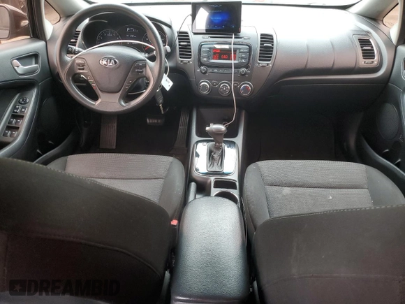 2017 Kia Forte LX with VIN 3KPFK4A72HE132834, listed as a Copart auction lot 53618005 with 122,993 mi miles and Salvage Title. Bid and sale history available at carsss.com. Image 8.