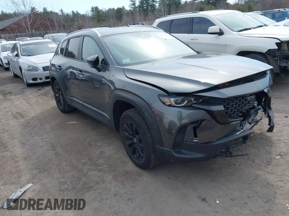 2024 Mazda CX-50 S Preferred with VIN 7MMVABBM0RN160085, listed as a IAAI auction lot 41756979 with 19,353 mi miles and . Bid and sale history available at DreamBid. Image 1.
