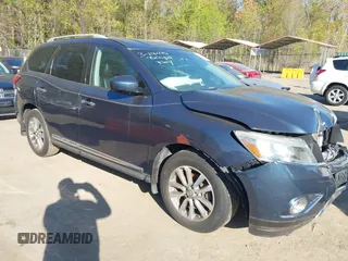 2016 Nissan Pathfinder Platinum with VIN 5N1AR2MM0GC621875, listed as a IAAI auction lot 42049577 with 70,759 mi miles and . Bid and sale history available at DreamBid. Image 1.