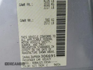 2016 Nissan Altima S with VIN 1N4AL3AP6GN306695, listed as a Copart auction lot 54538315 with 71,530 mi miles and Salvage Title. Bid and sale history available at DreamBid. Image 12.